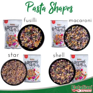 EATALIAN EXPRESS TRIAL SET BABY PASTA SAYUR VEGE SPAGHETTI BABY SPAGETI BAYI PASTA MACARONI FUSILLI SHELL STAR 7M