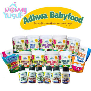 Adhwa Baby Food Ready To Eat Makanan Bayi Kentang Putar Oatmeal Bubur Nasi Beras Putih Ayam Bilis Daging Avocado Kurma
