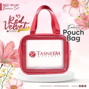 Tasneem Naturel Esklusif Pouch Beg Red