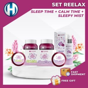 Tasneem Naturel Anak Tidur Lena Set (Calm Time / Night Time / Sleepy Mist)